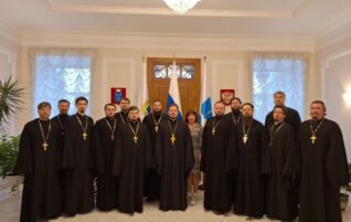 Благочинный возглавил заседание коллегии епархиальных отделов, курирующих взаимоотношения с силовыми структурами Саратовской области.